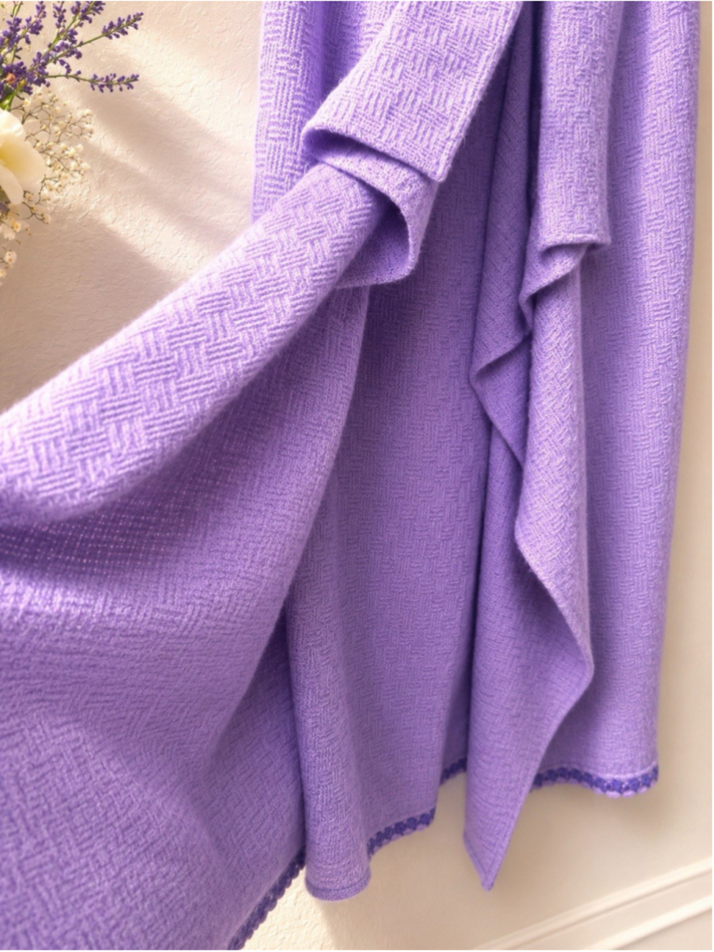 CHANEL 98A Lilac Tweed Jacket Maxi Skirt Suit Set FR 40 Karl Lagerfeld - Picture 8 of 16